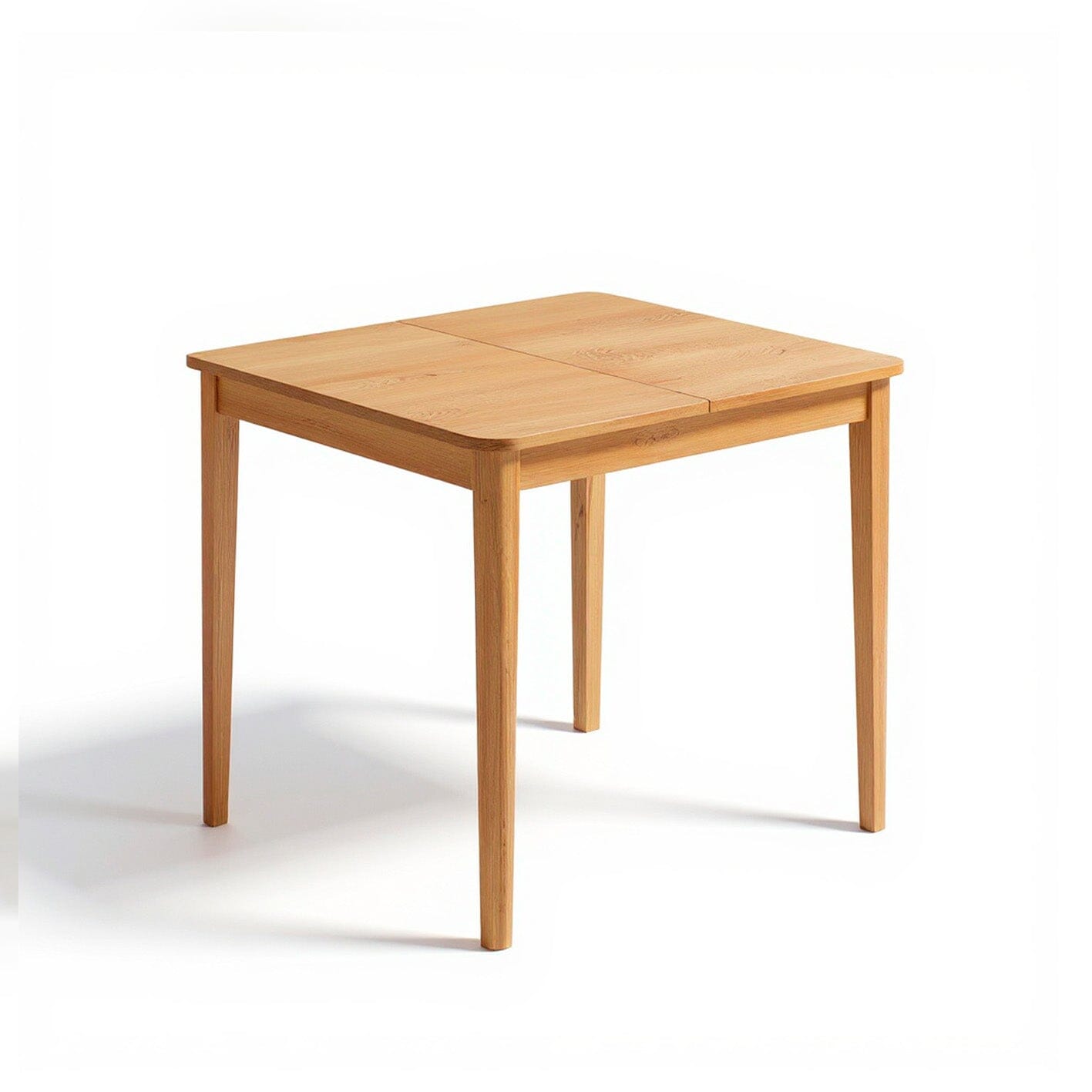 Paul 116cm Extending Dining Table - Whitewash Oak - Laura James