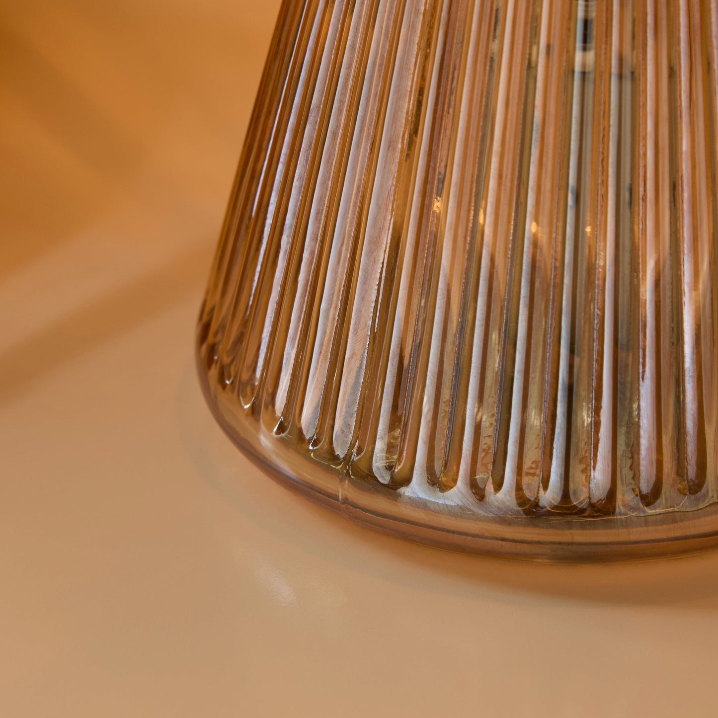 Pimlico 31cm Glass Lamp - Champagne - Laura James