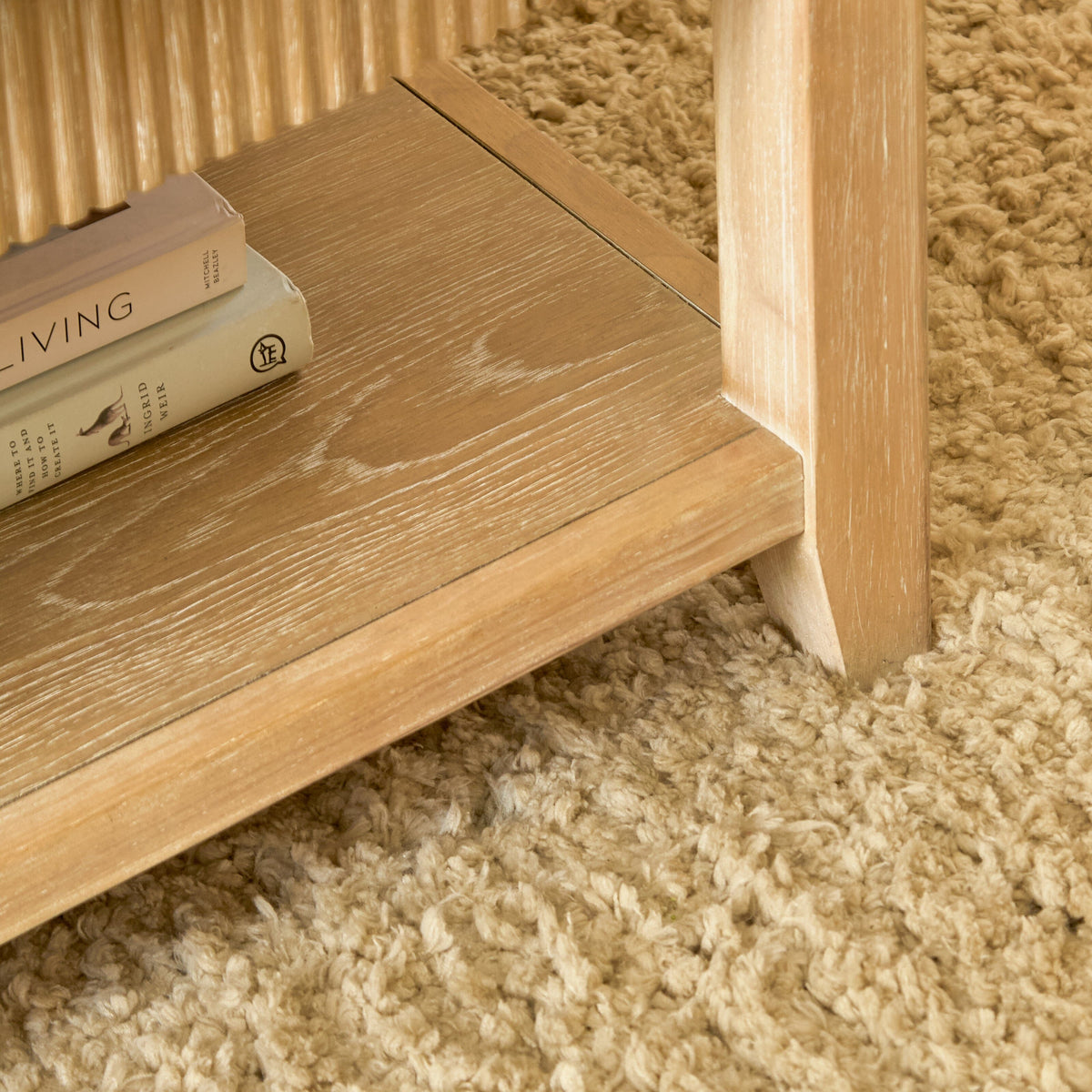 Raleigh Whitewash Coffee Table - Laura James