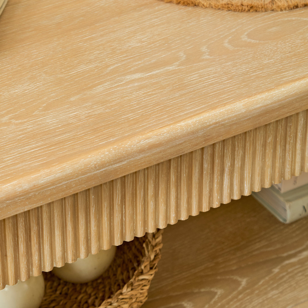 Raleigh Whitewash Coffee Table - Laura James