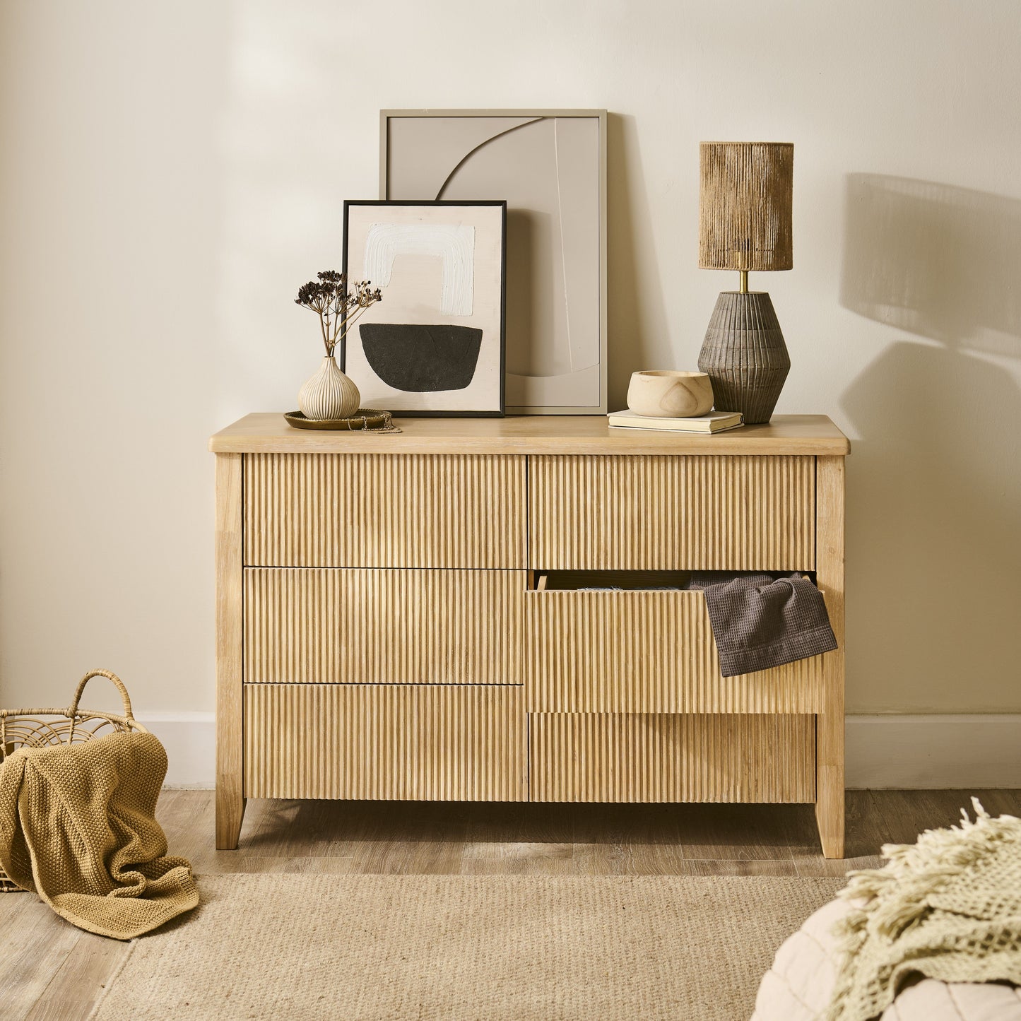 Raleigh_115cm_6_Drawer_Chest_of_Drawers_Whitewash_Oak-3 - Laura James