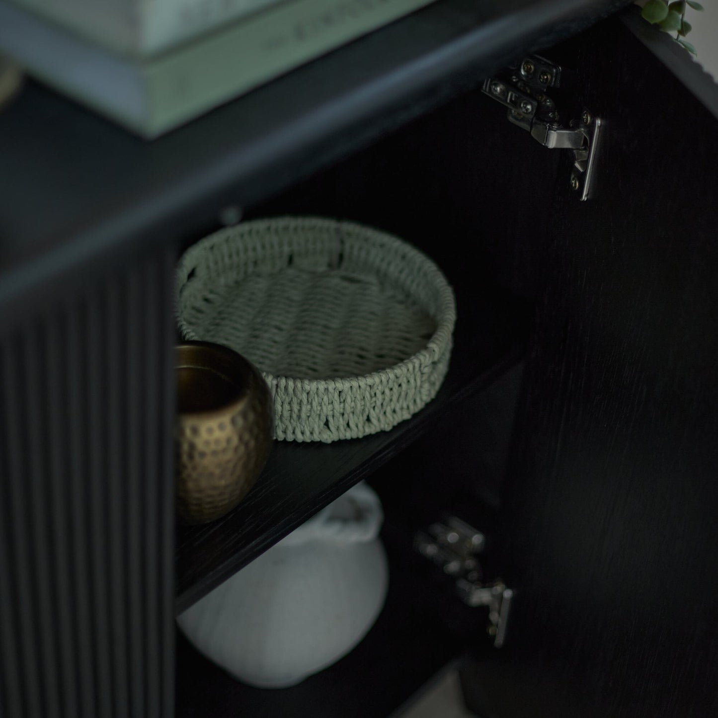 Raleigh 3 Door Large Sideboard - Black Oak - Laura James