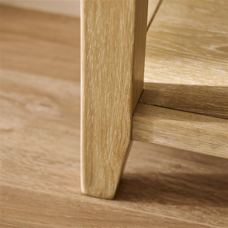 Raleigh 1 Drawer Bedside Table - Whitewash - Laura James
