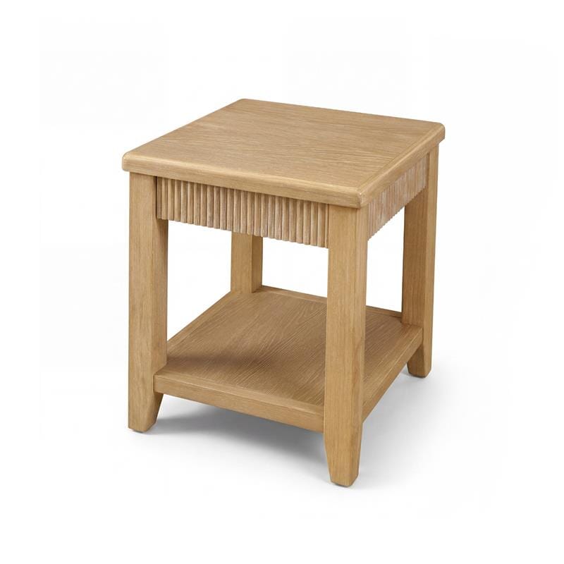 Raleigh 45cm Side Table - Whitewash - Laura James