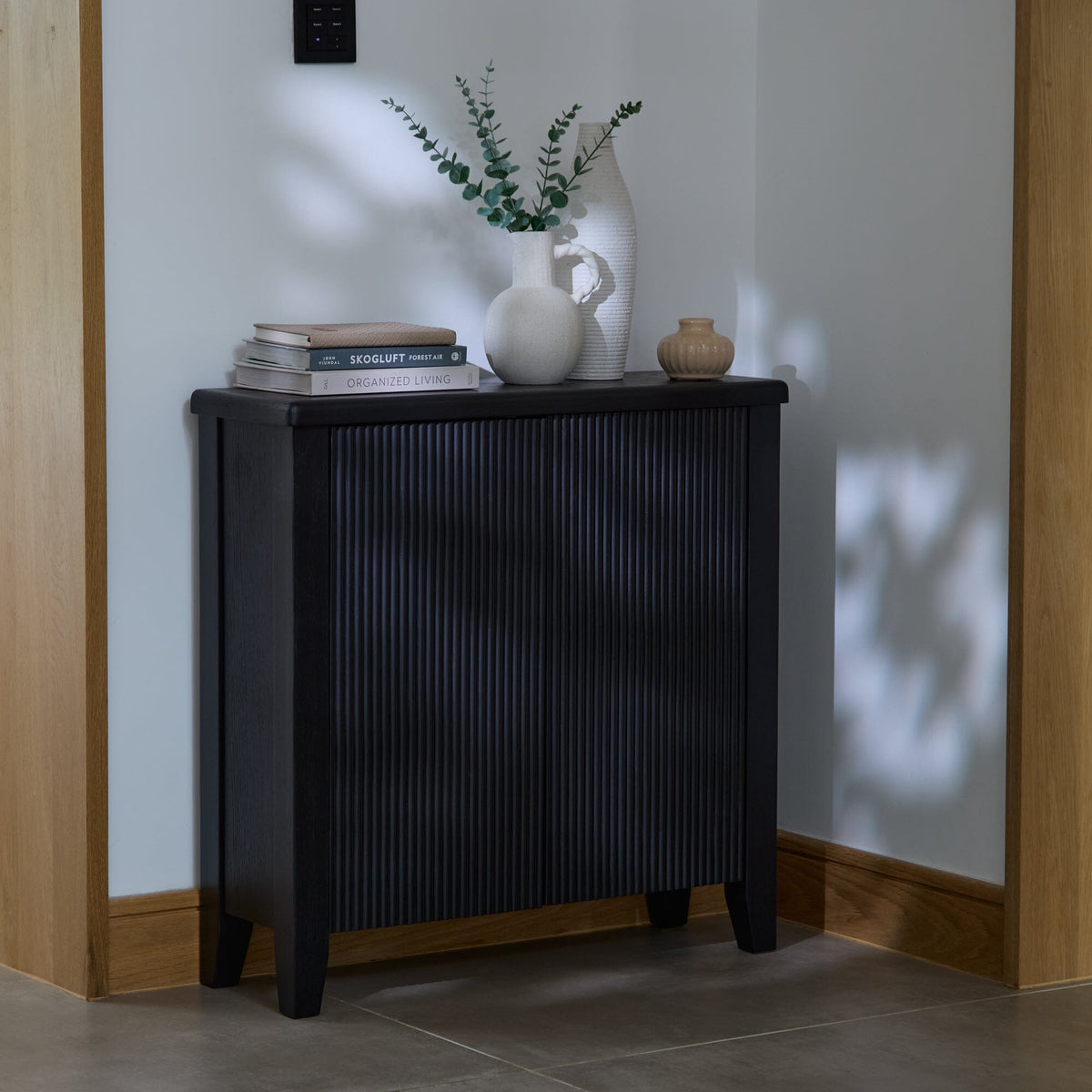 Raleigh 2 Door Small Sideboard - Black Oak - Laura James