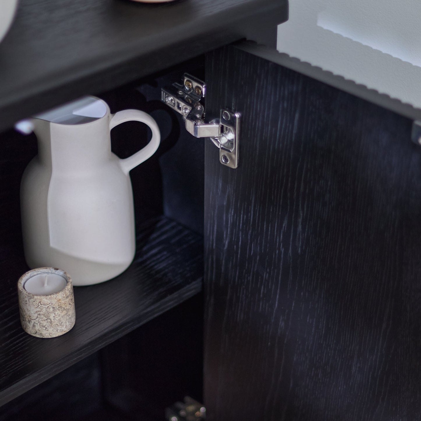 Raleigh 2 Door Small Sideboard - Black Oak - Laura James