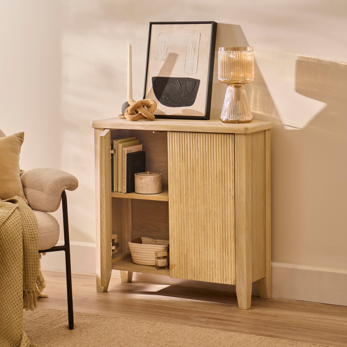 Raleigh_75cm_Two_Door_Sideboard_Whitewash_Oak-11 - Laura James
