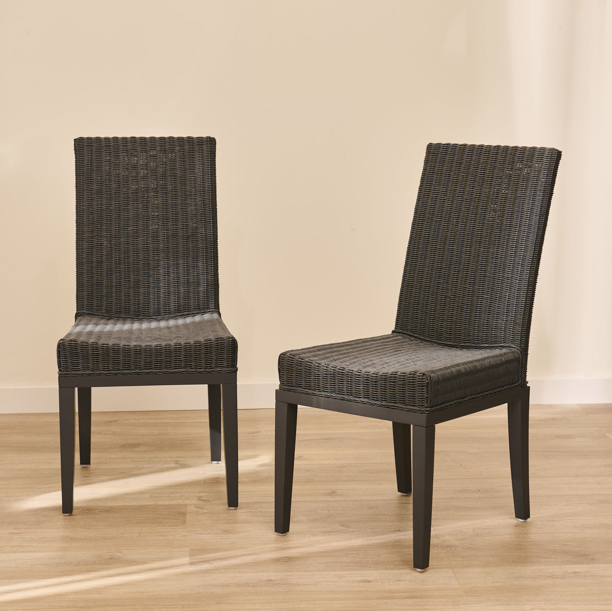 Reid_Dining_Chair_Set_of_2_Slate_Grey_with_Slate_Grey_Mindi_Wood_Legs-1 - Laura James
