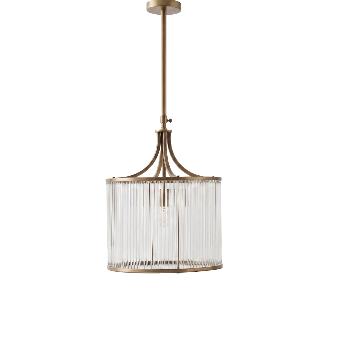 Richmond 40cm Glass Chandelier - Patina Gold - Laura James