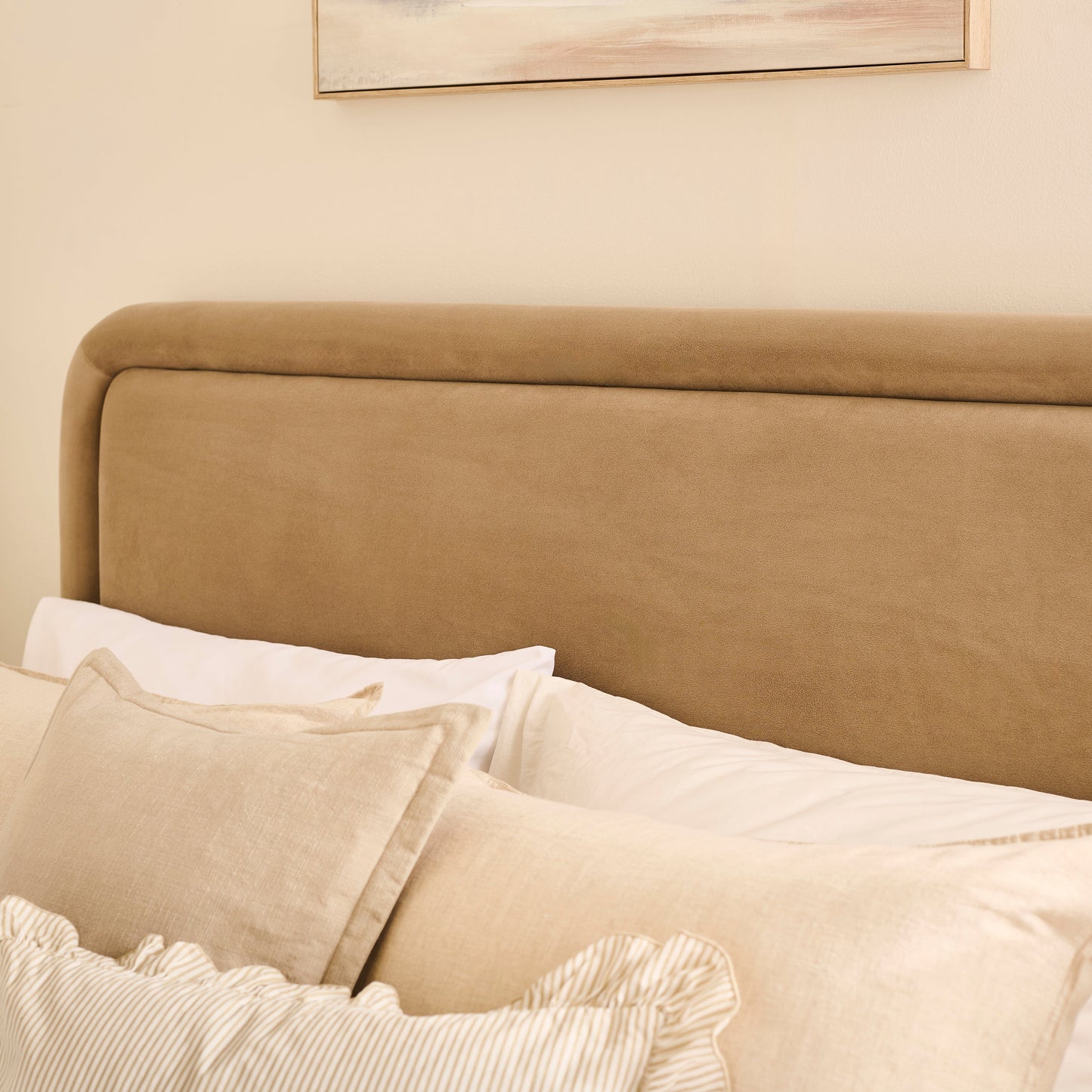 Robyn King Ottoman Bed - Driftwood - Laura James