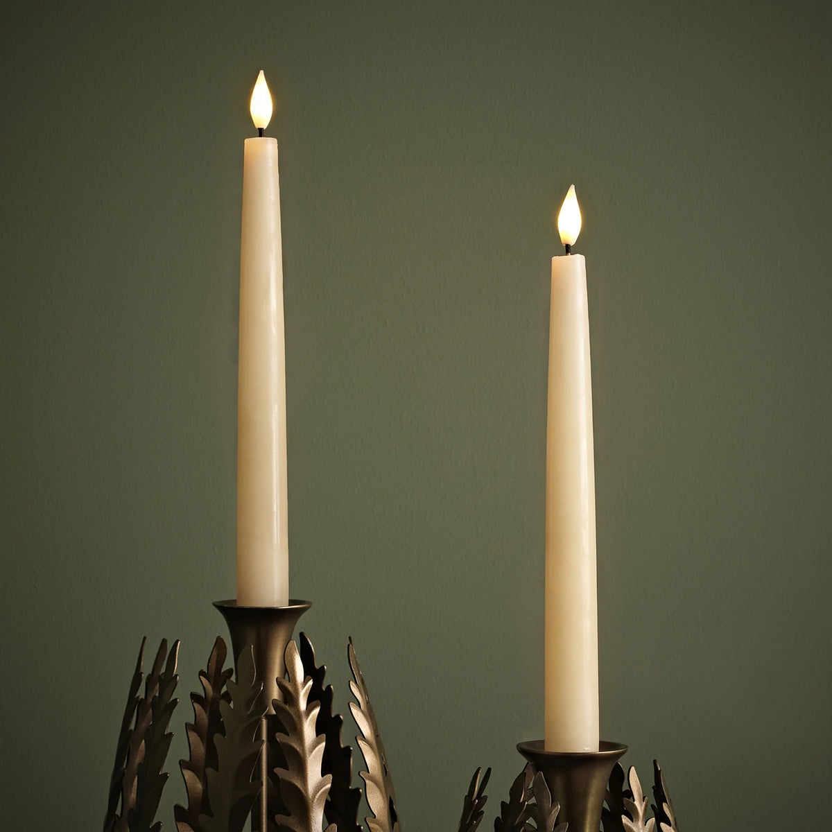 Samsta Battery Taper Candles - Set of 2 - Warm White