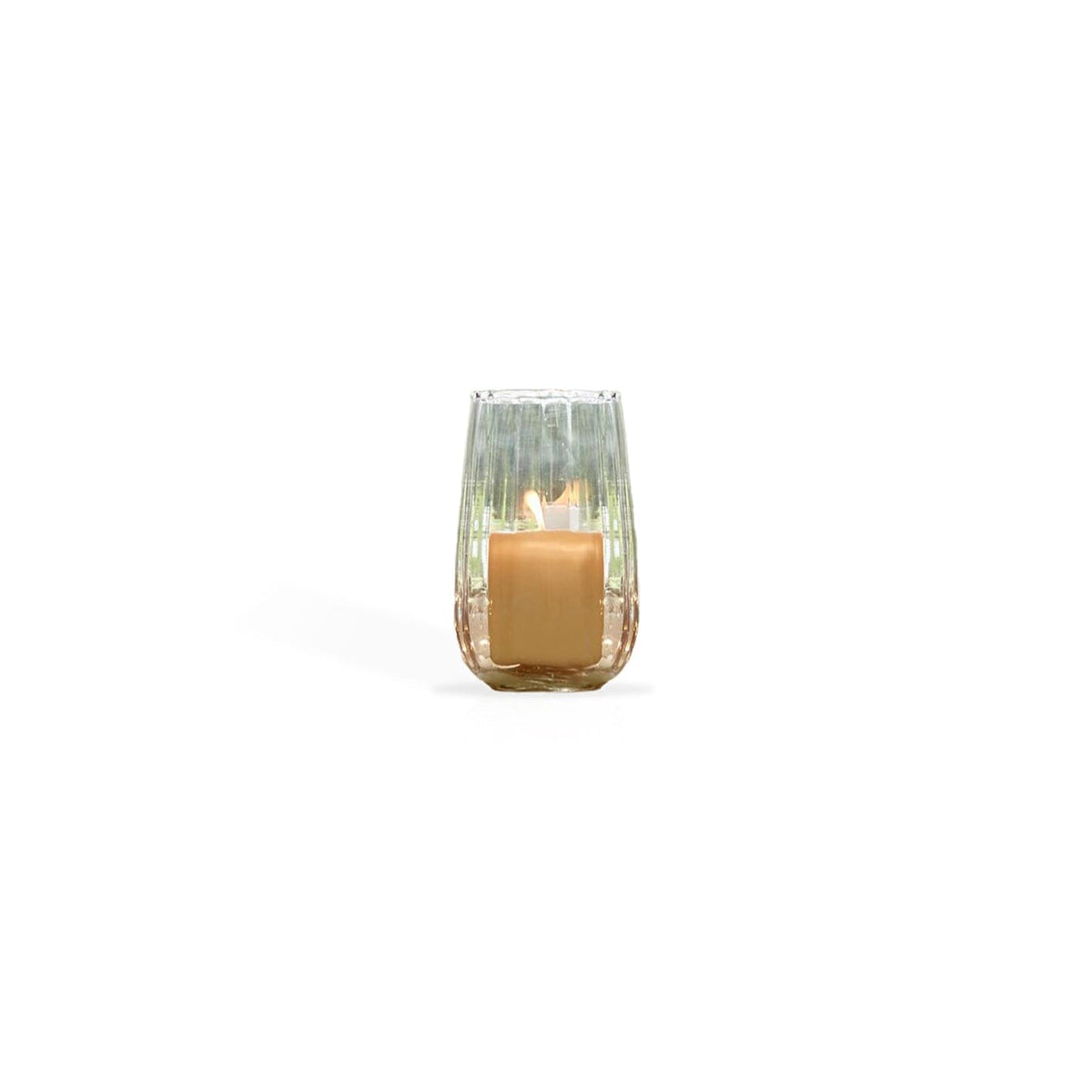 Dalen Frosted Glass Tea Light Holder with Candle Holders - Laura James