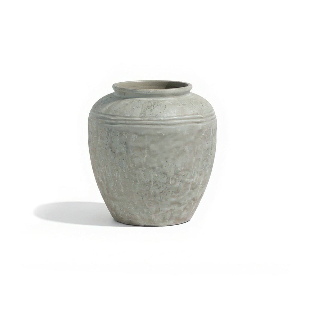 Suma 21.5cm Terracotta Vase - Off White - Laura James