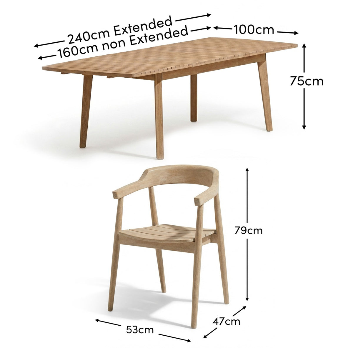 Saffron Dining Table Set - 6 Seater - Elowen Dining Chairs - Laura James
