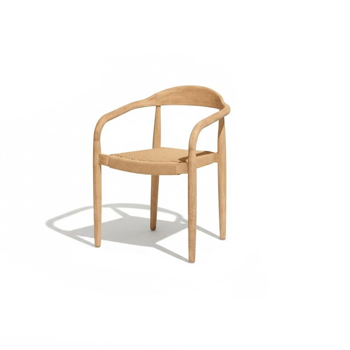Shiro 180cm Pale Grey Concrete Dining Table Set - 6 Seater - Sasha Brushed Light Acacia Dining Chairs