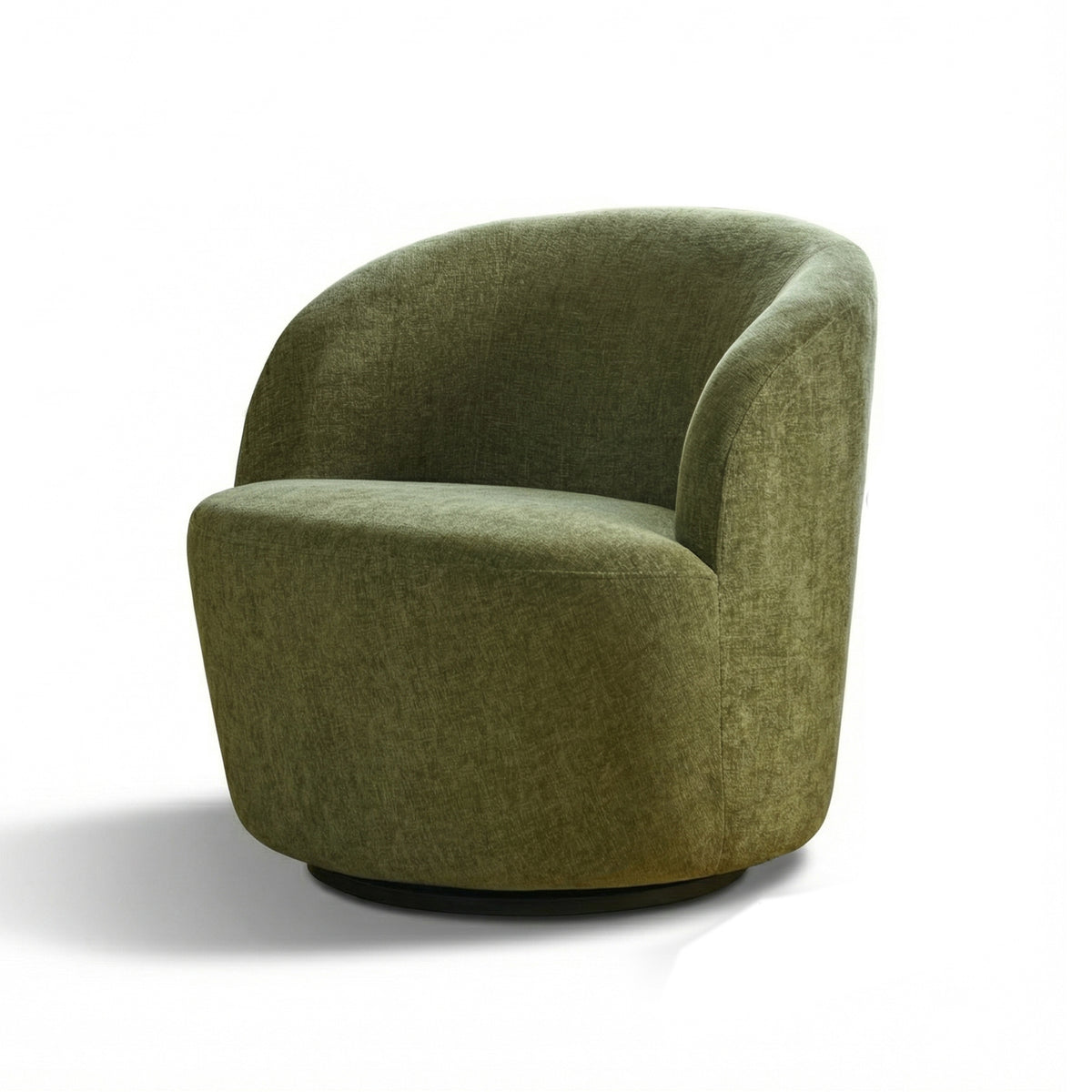 Sawyer 68cm Swivel Armchair - Moss Green - Laura James