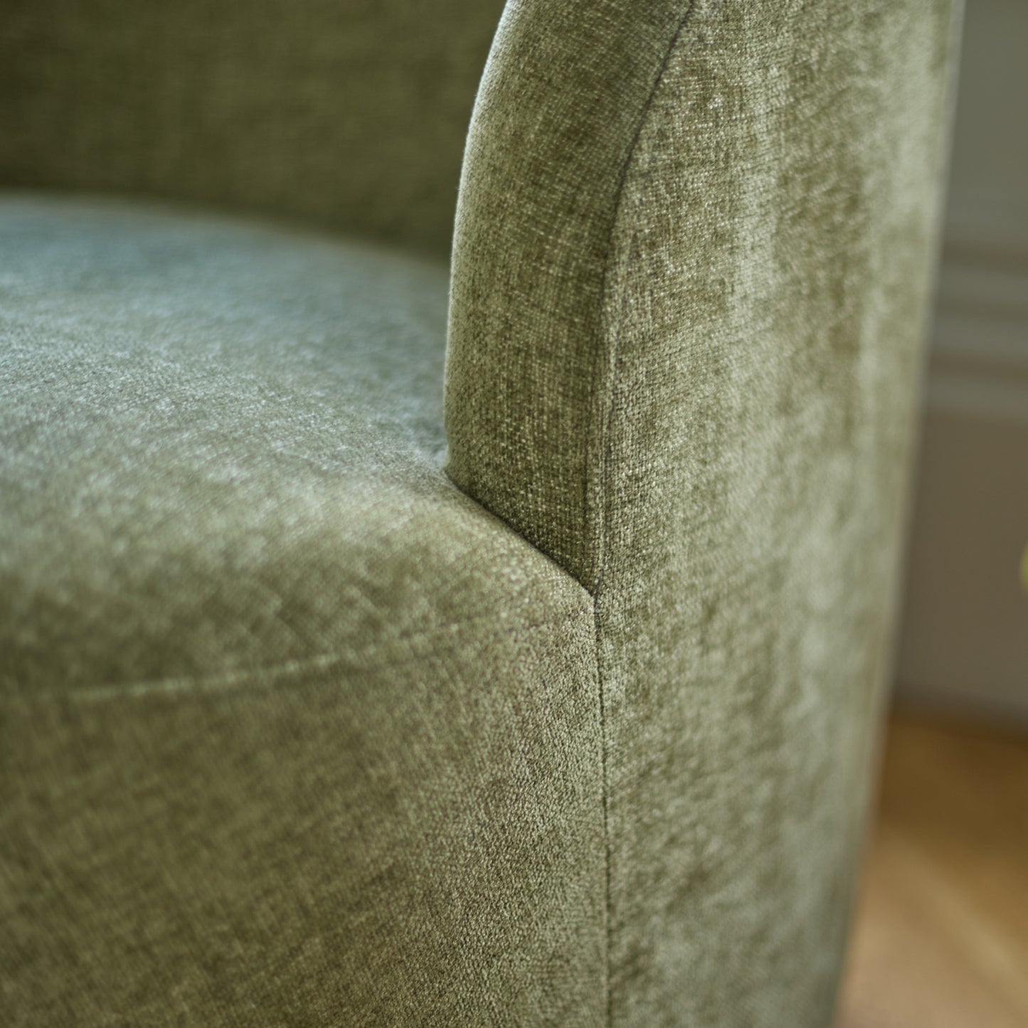 Sawyer 68cm Swivel Armchair - Moss Green - Laura James