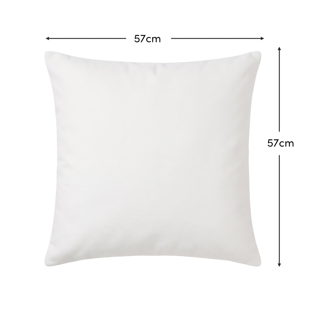 Selbourne 57x57cm Polyester Cushion Inner - Off-White