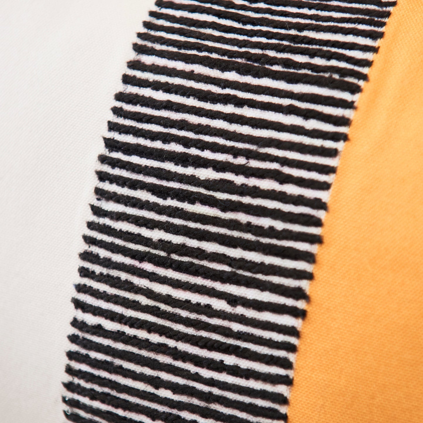 Selu 35x55cm Striped Cushion Cover - Yellow - Laura James