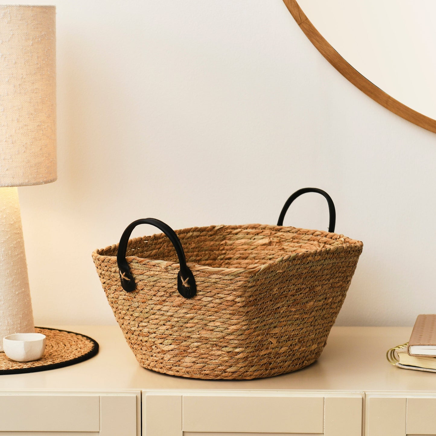 Shaldon Rectangular Basket - Natural - Laura James