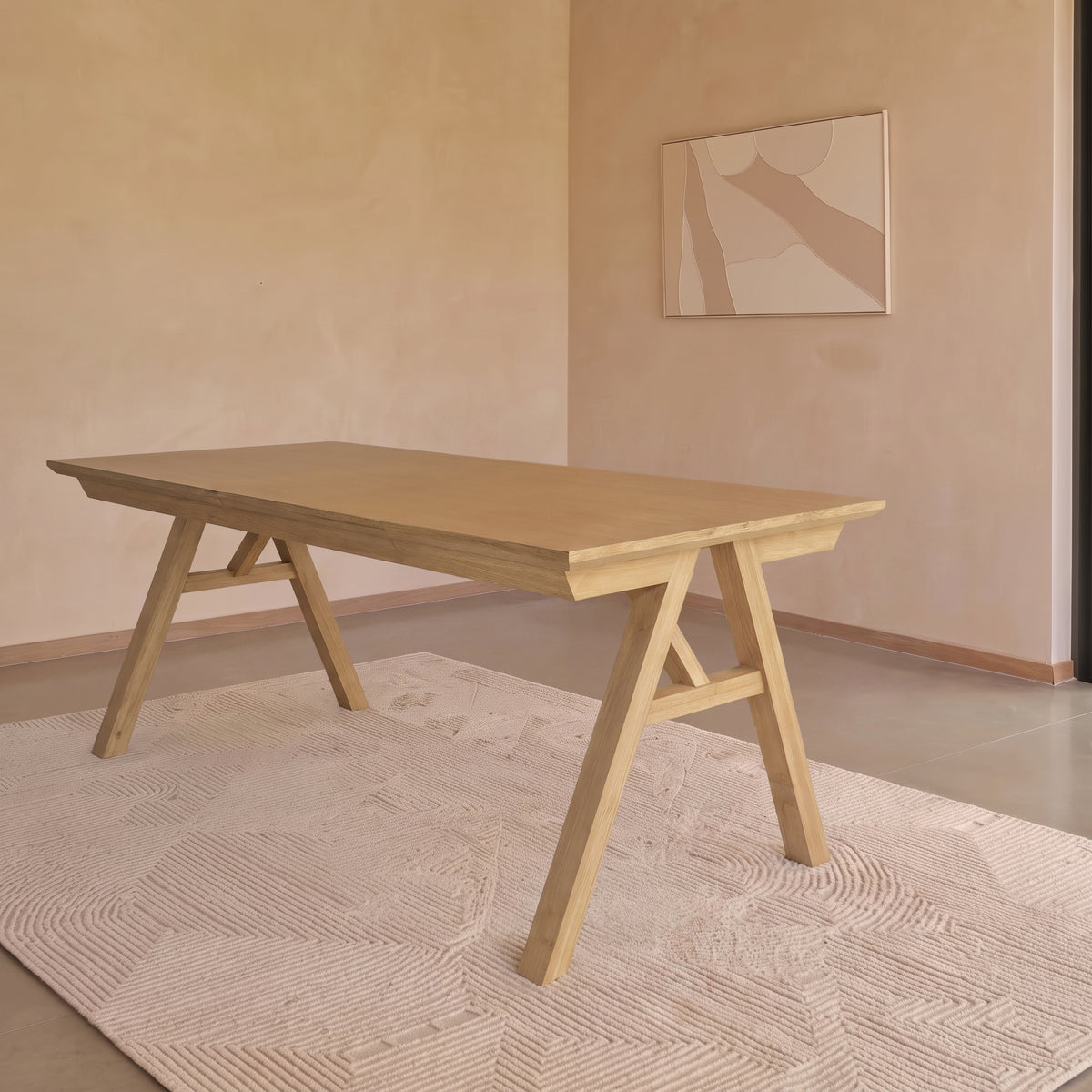 Sabina 160-240cm Pale Oak Extending Dining Table
