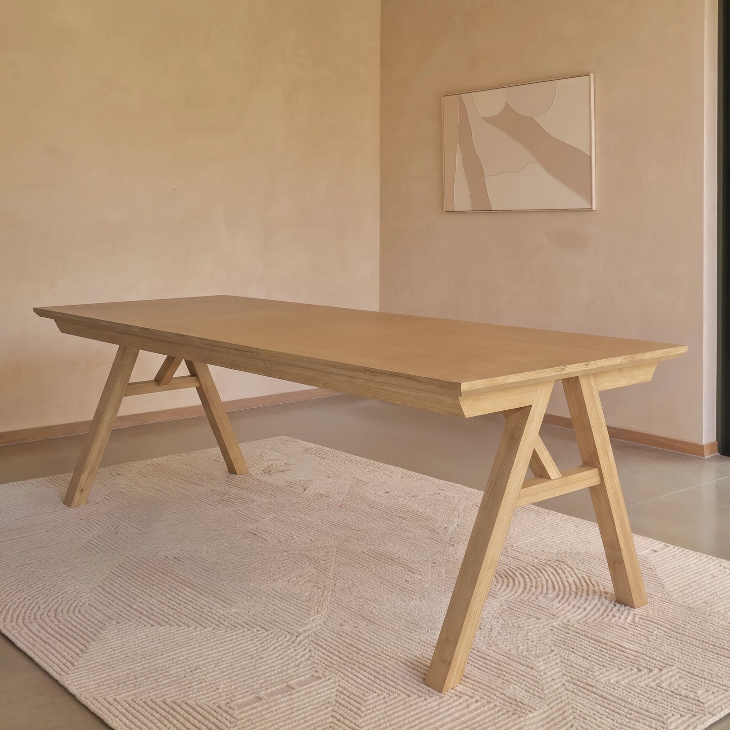 Sabina 160-240cm Pale Oak Extending Dining Table