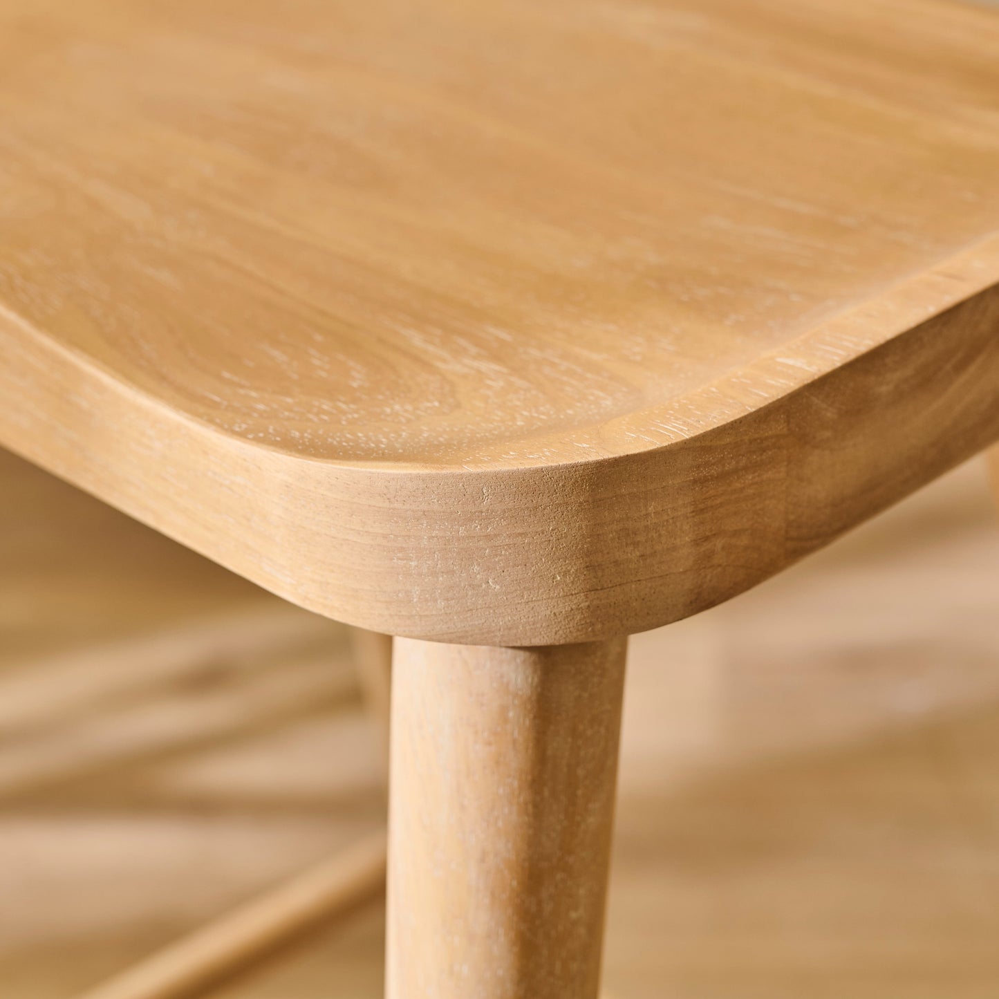 Silvester Whitewash Bar Stool - Laura James