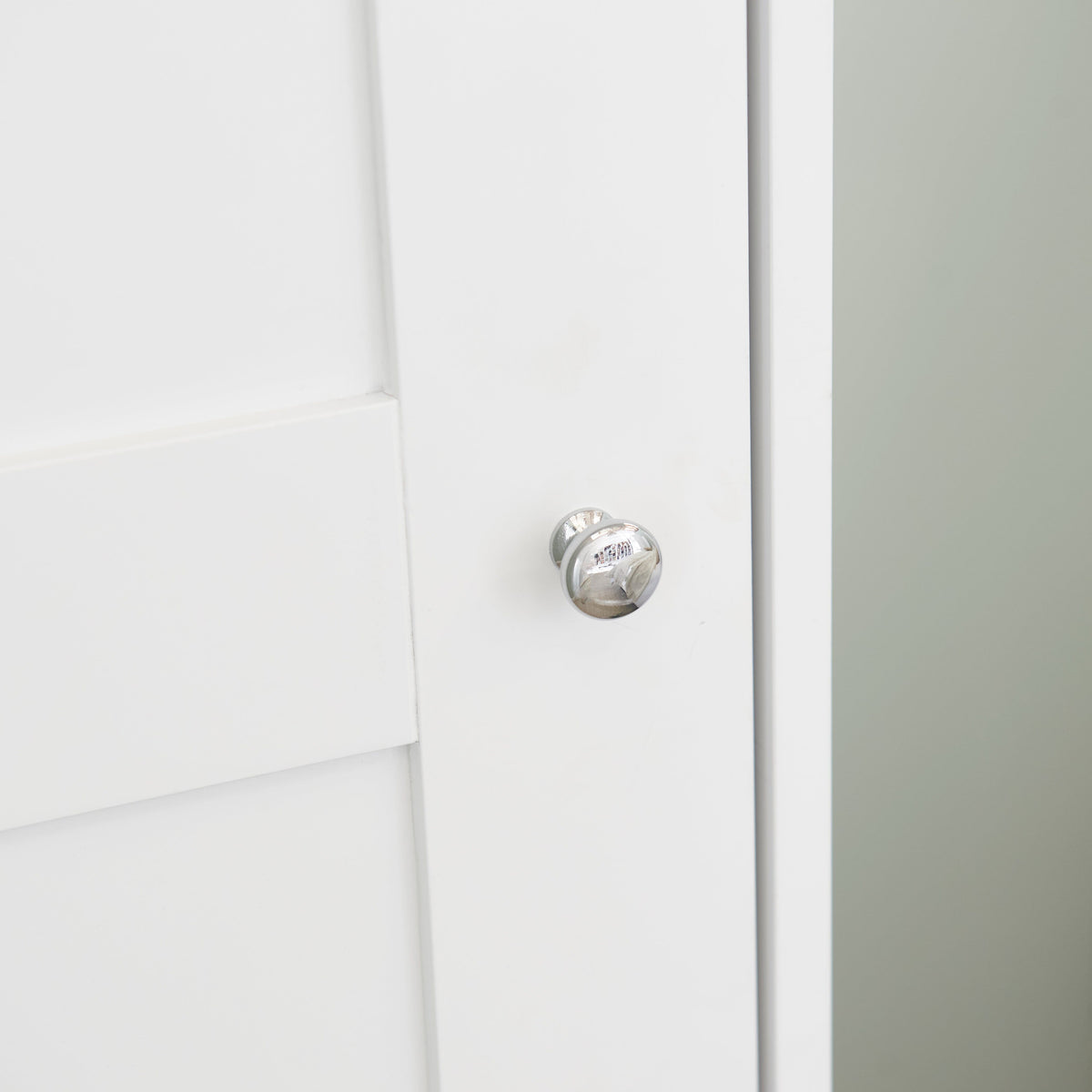 Stevie 1 Door Wardrobe - White - Laura James