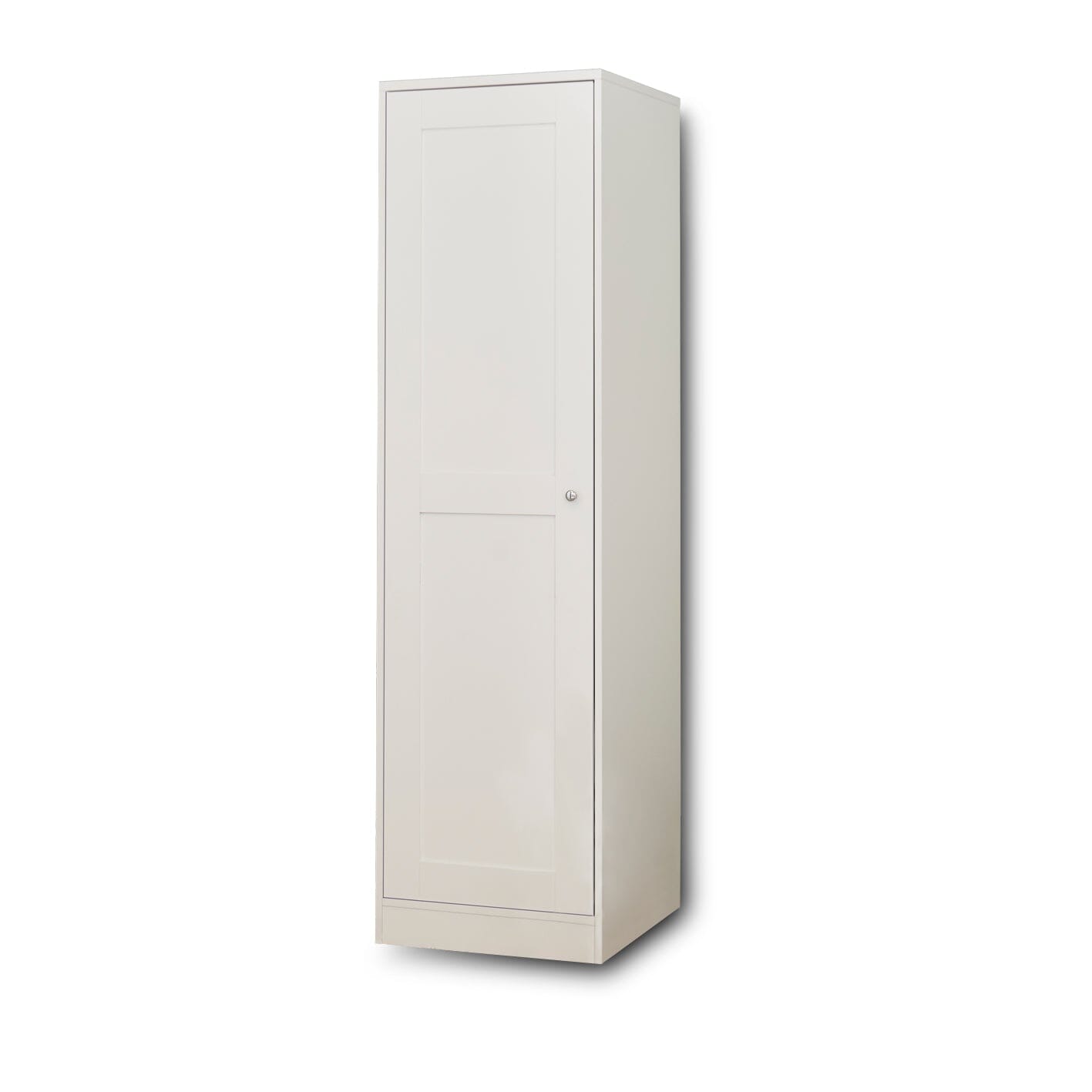 Stevie 1 Door Wardrobe - White - Laura James
