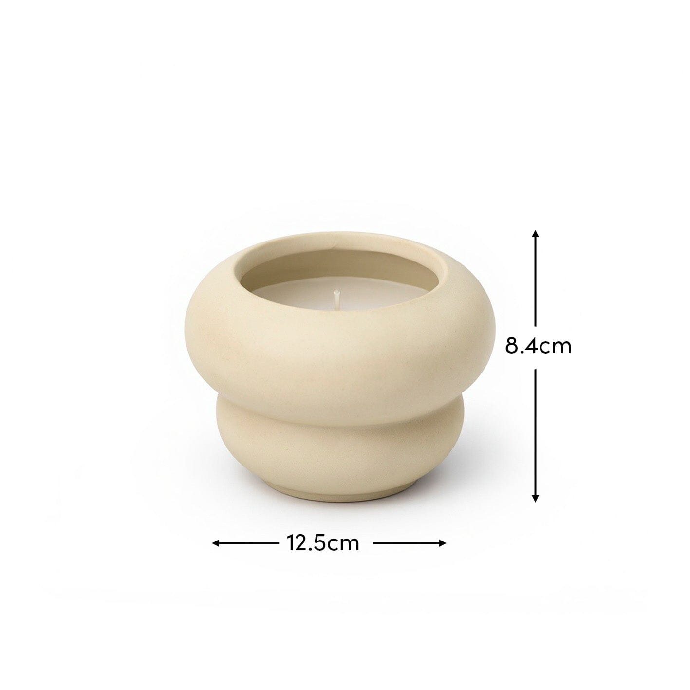 Surbiton_Single_Wick_13cm_Ceramic_Candle_Oud_Wood_and_Rose_Scent_in_Clay-2 - Laura James