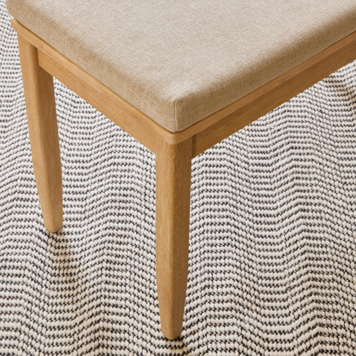 Tilly 150cm Bench Cushion - Mink Taupe - Laura James