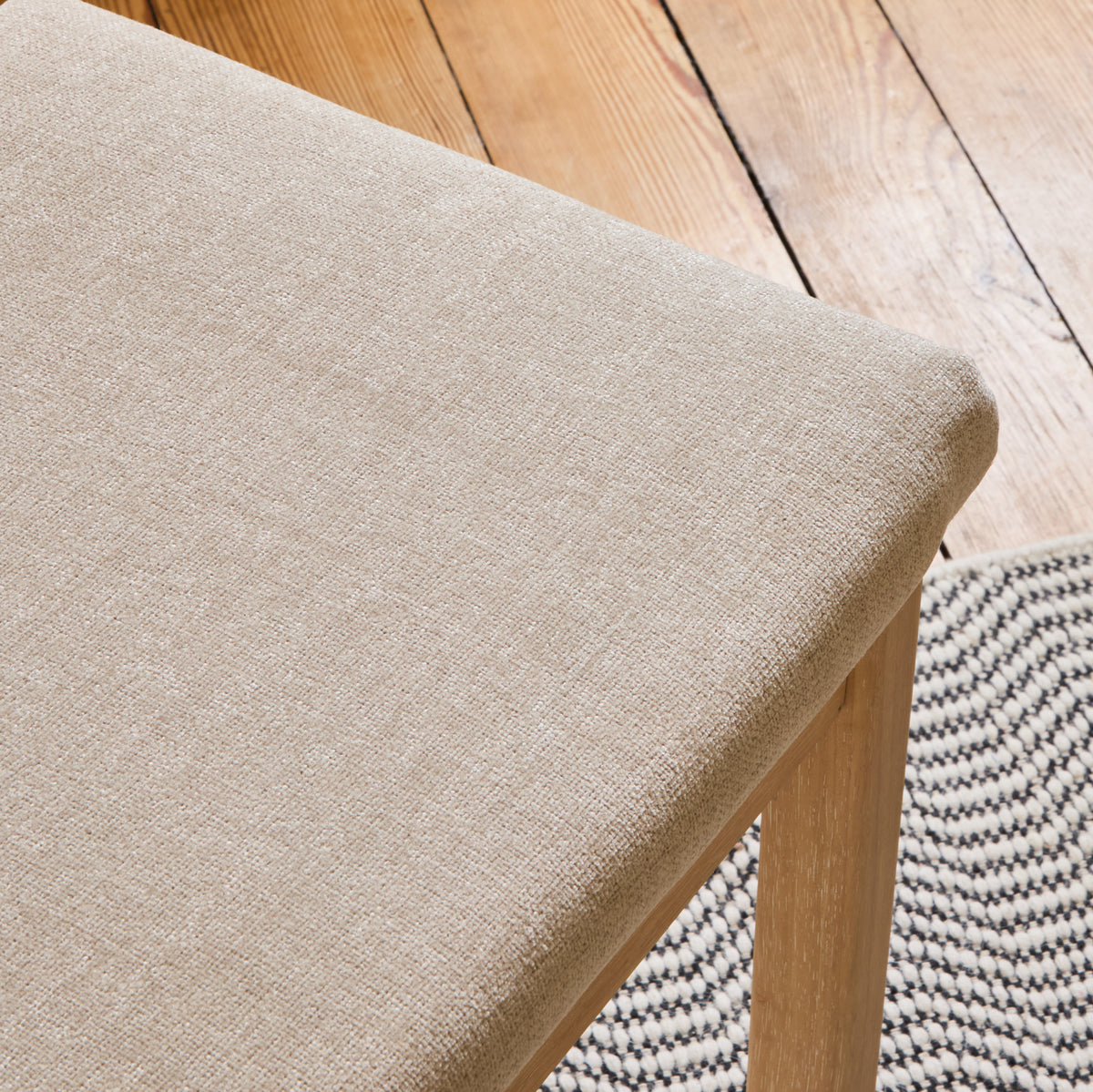 Tilly 150cm Bench Cushion - Mink Taupe - Laura James