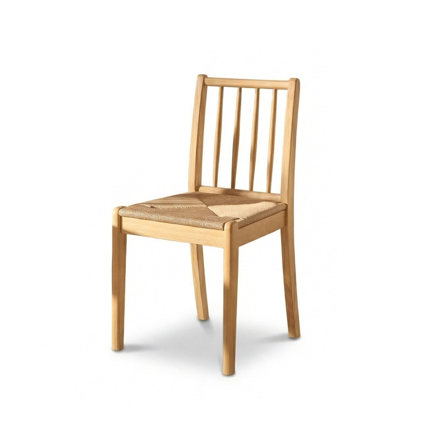 Tilly Natural String Pale Oak Dining Chairs - Set of 2 - Laura James