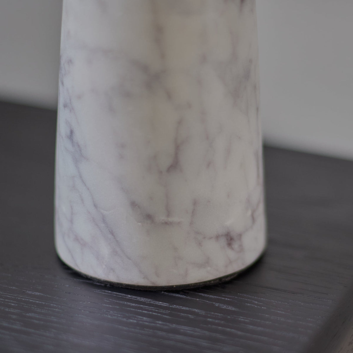 Tiree White Marble Floor Lamp Base - 38cm - Laura James