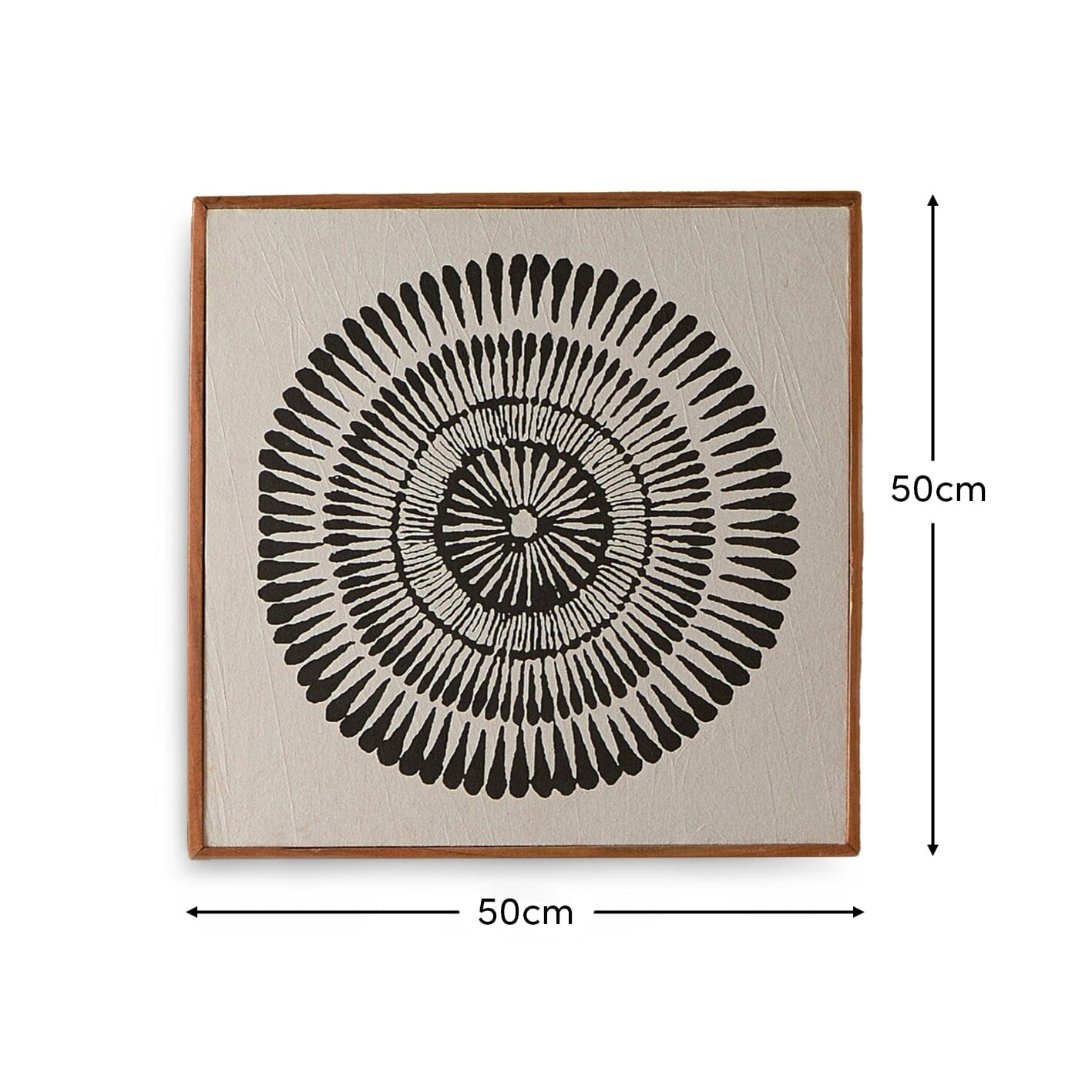 Umari 50x50cm Circle Print on Cotton - Set of 3 - Laura James