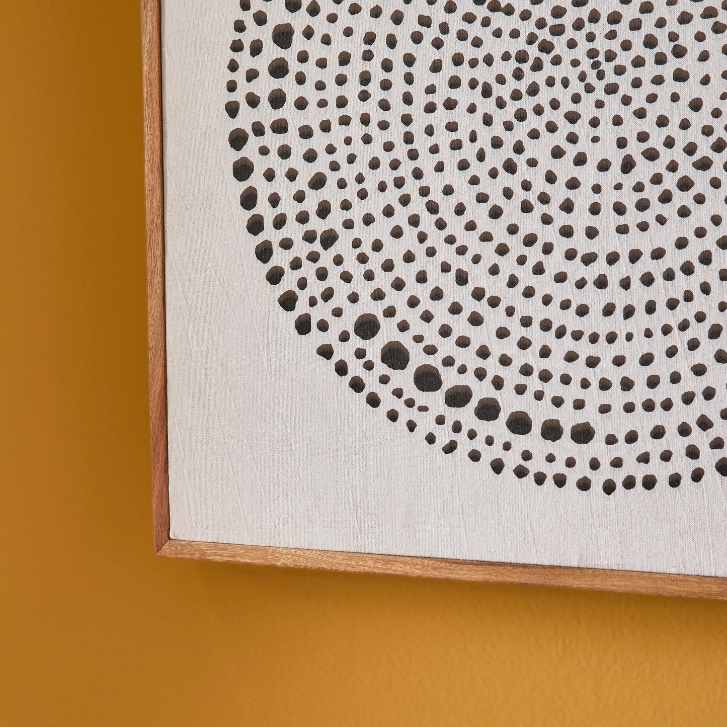 Umari 50x50cm Wall Art - Circle Print on Cotton - II - Laura James