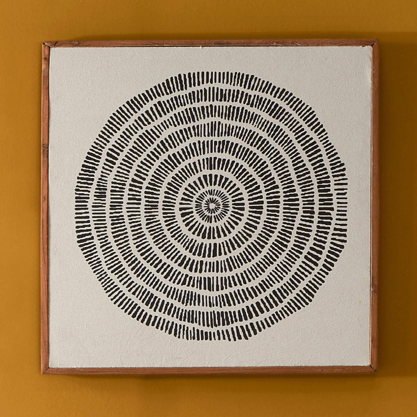 Umari 50x50cm Wall Art - Circle Print on Cotton - 1 - Laura James