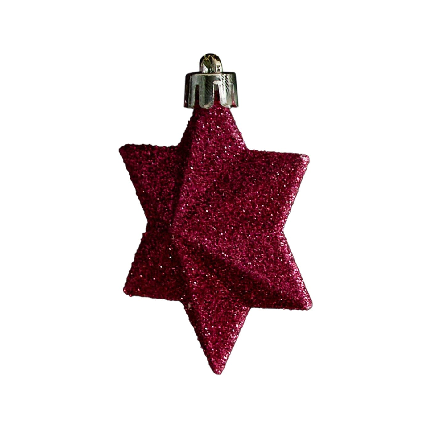Valen Shatterproof 9cm Mixed Hanging Stars - Set of 12 - Festive Pink - Laura James