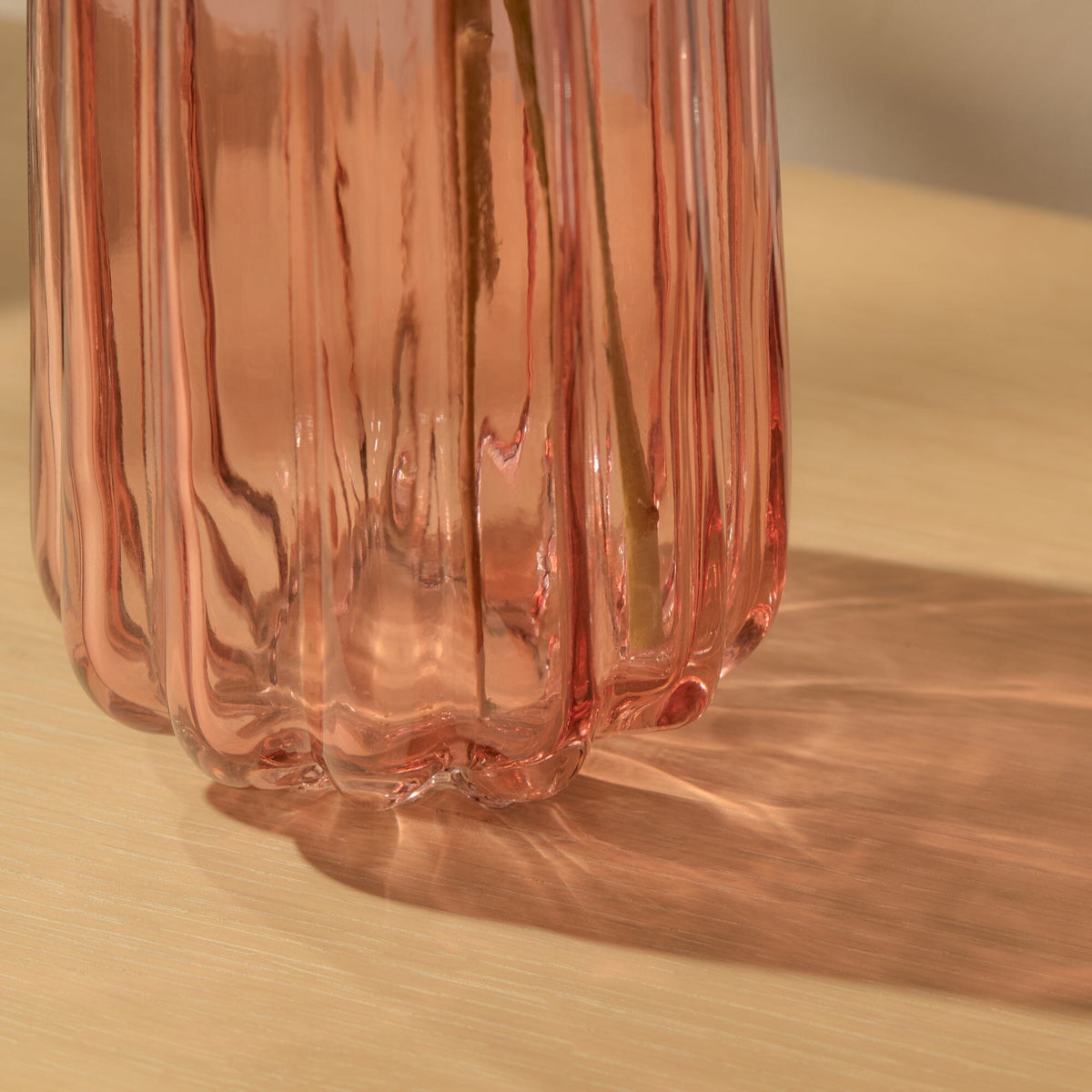 Veneto_29cm_Glass_Vase_Cerise-1 - Laura James