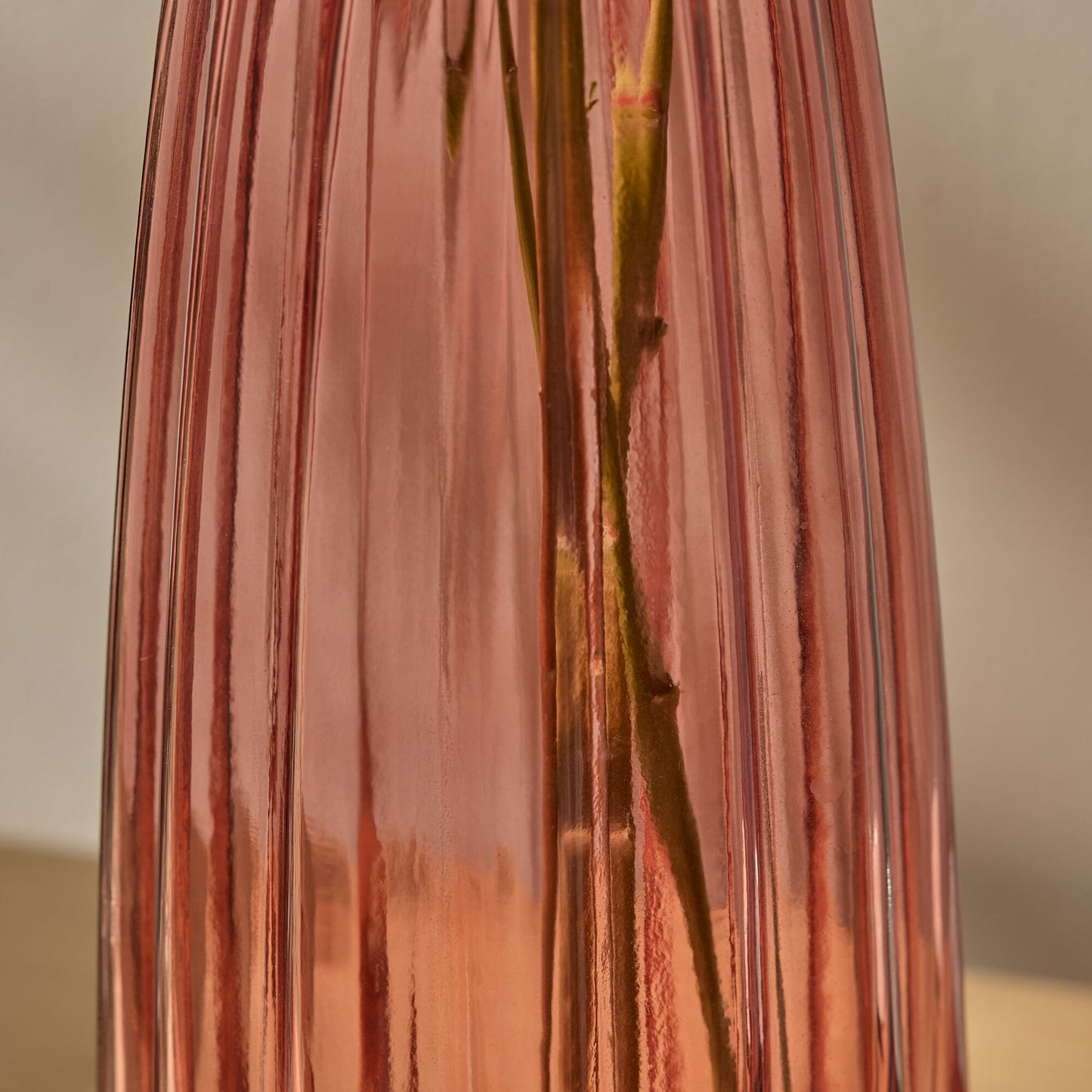 Veneto_29cm_Glass_Vase_Cerise-1 - Laura James