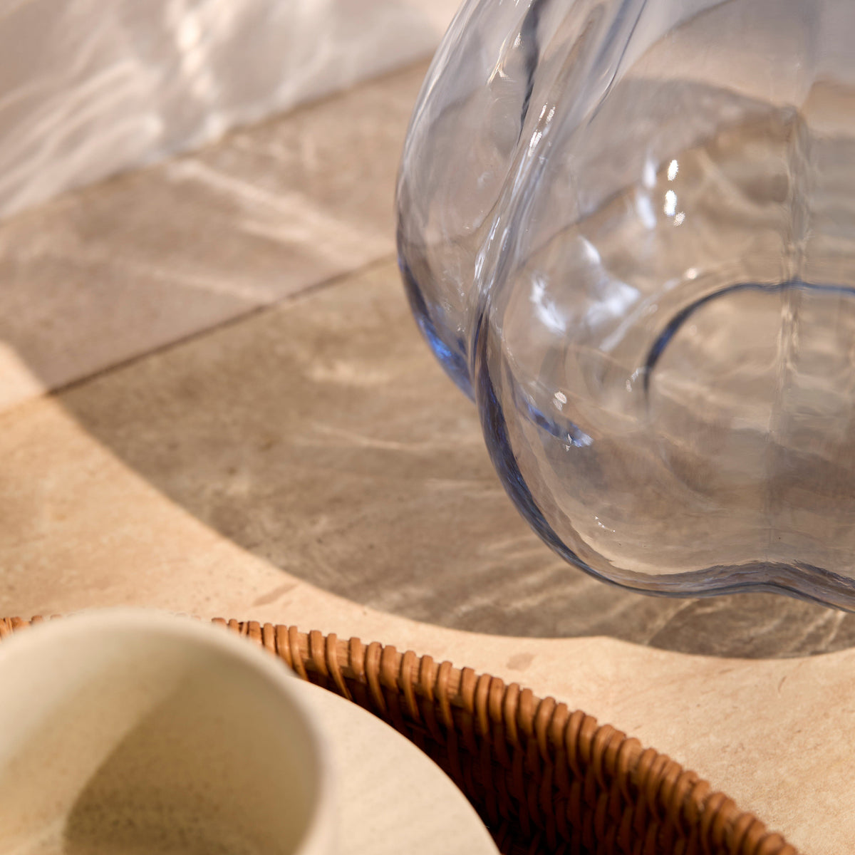 Verona_20cm_Glass_Vase_Cornflower_Blue-1 - Laura James