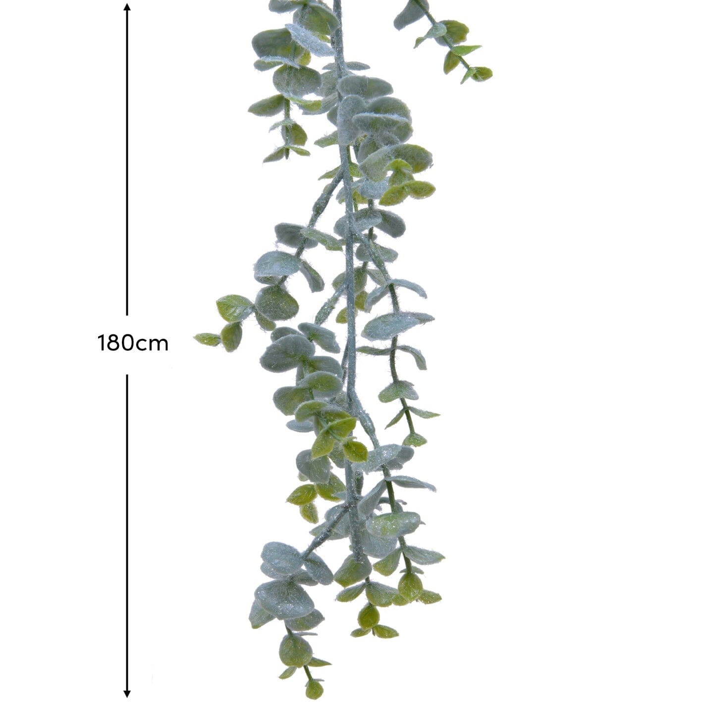 Viken 180cm Frosted Christmas Garland - Green - Laura James