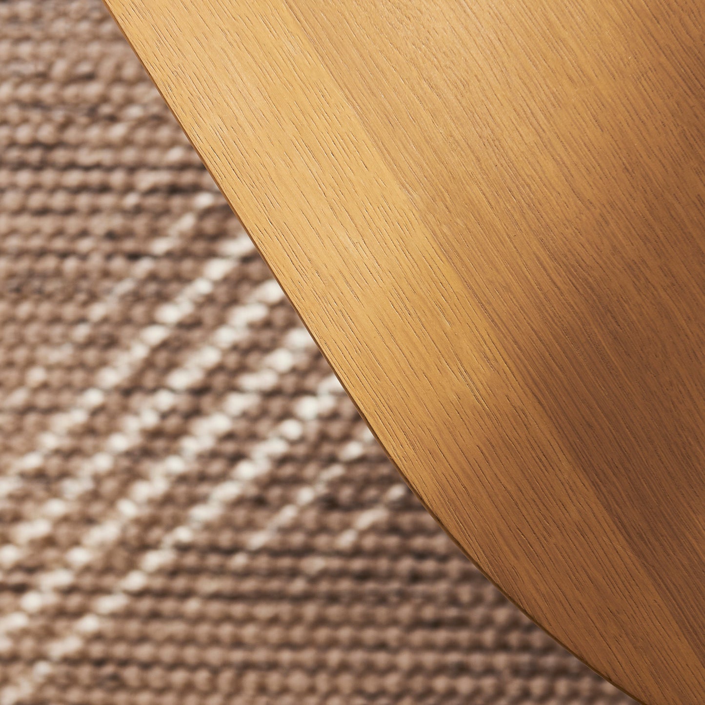 Willow Pale Oak Oval Coffee Table - Laura James