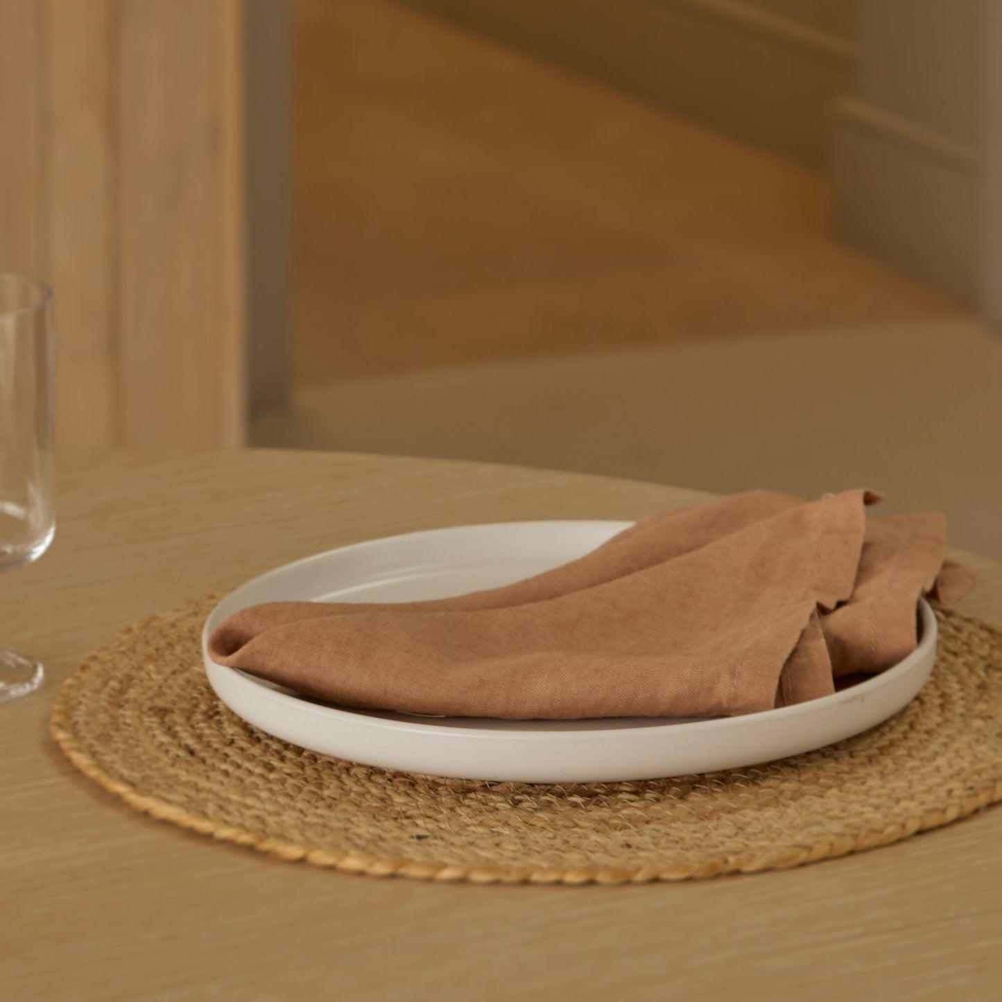 Willow Whitewash Oval Dining Table - Laura James