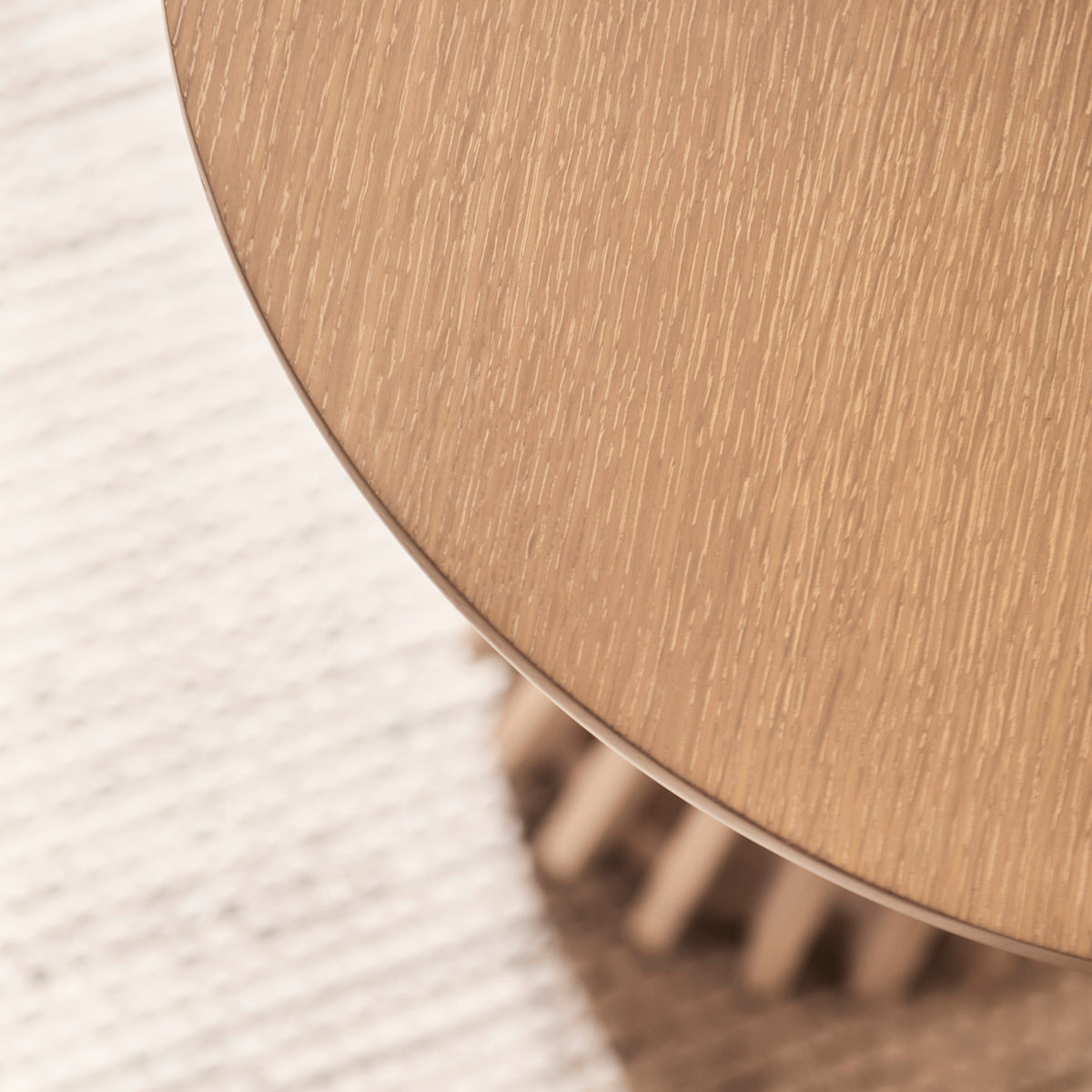 Willow Side Table - Whitewash Oak - Laura James