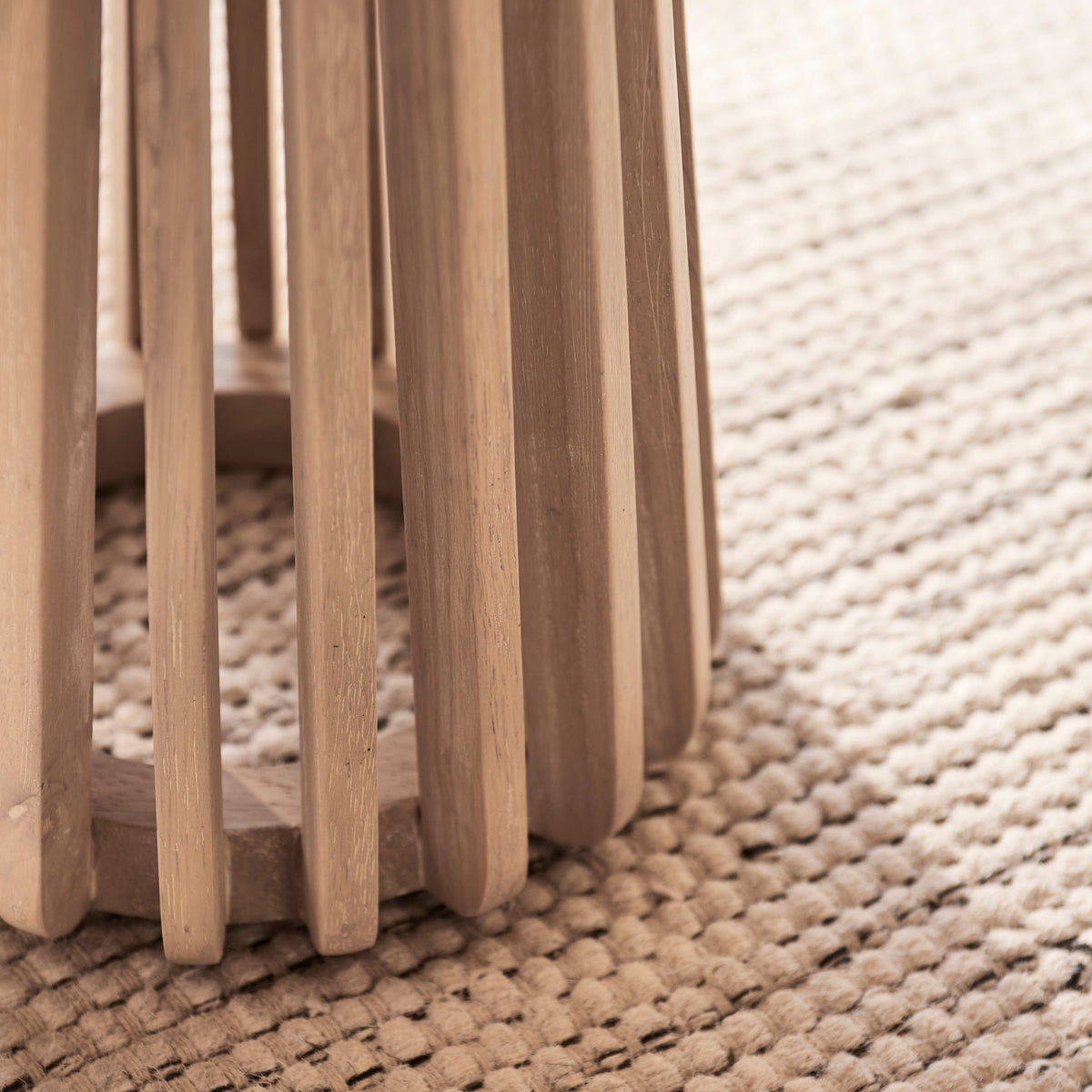 Willow Side Table - Whitewash Oak - Laura James