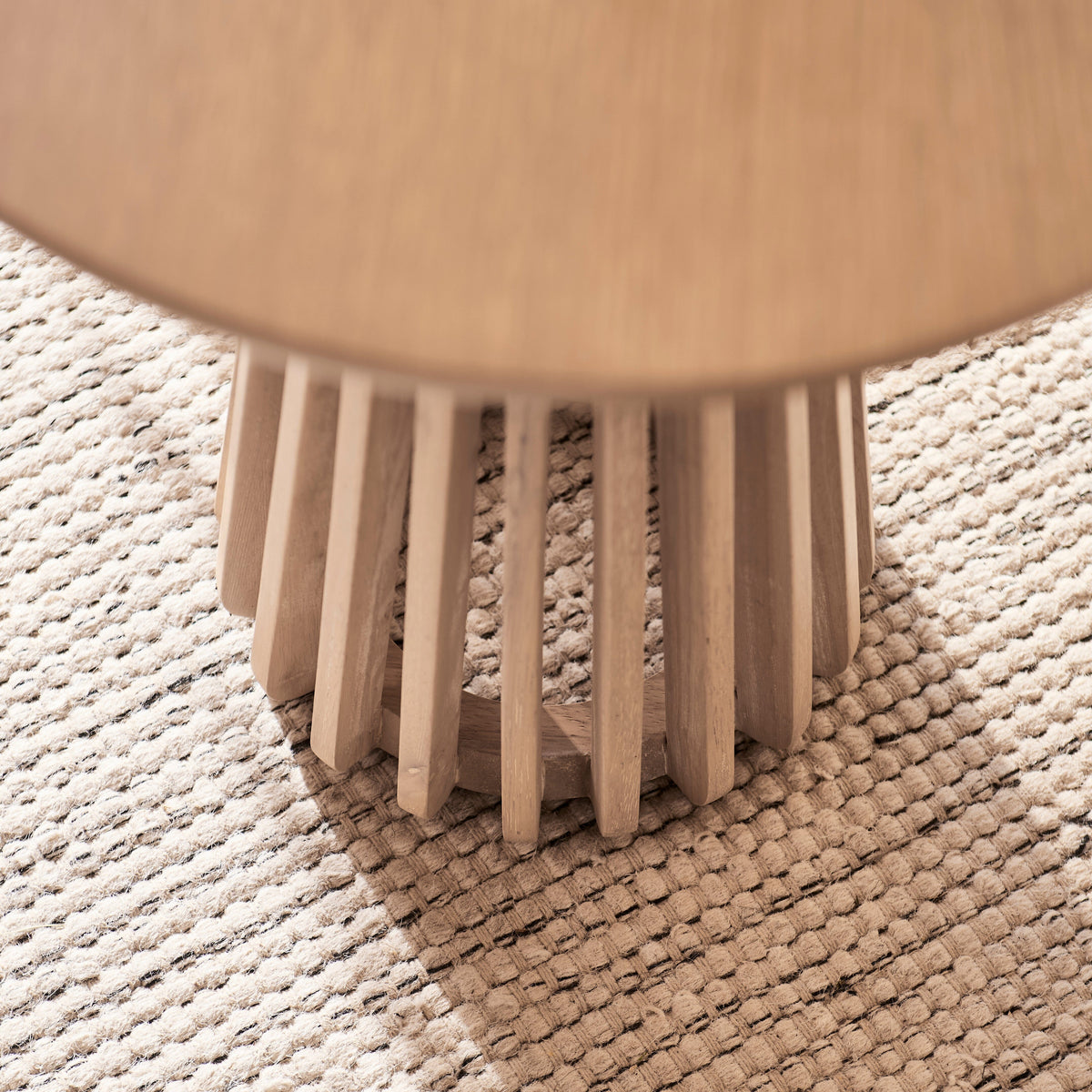 Willow Side Table - Whitewash Oak - Laura James