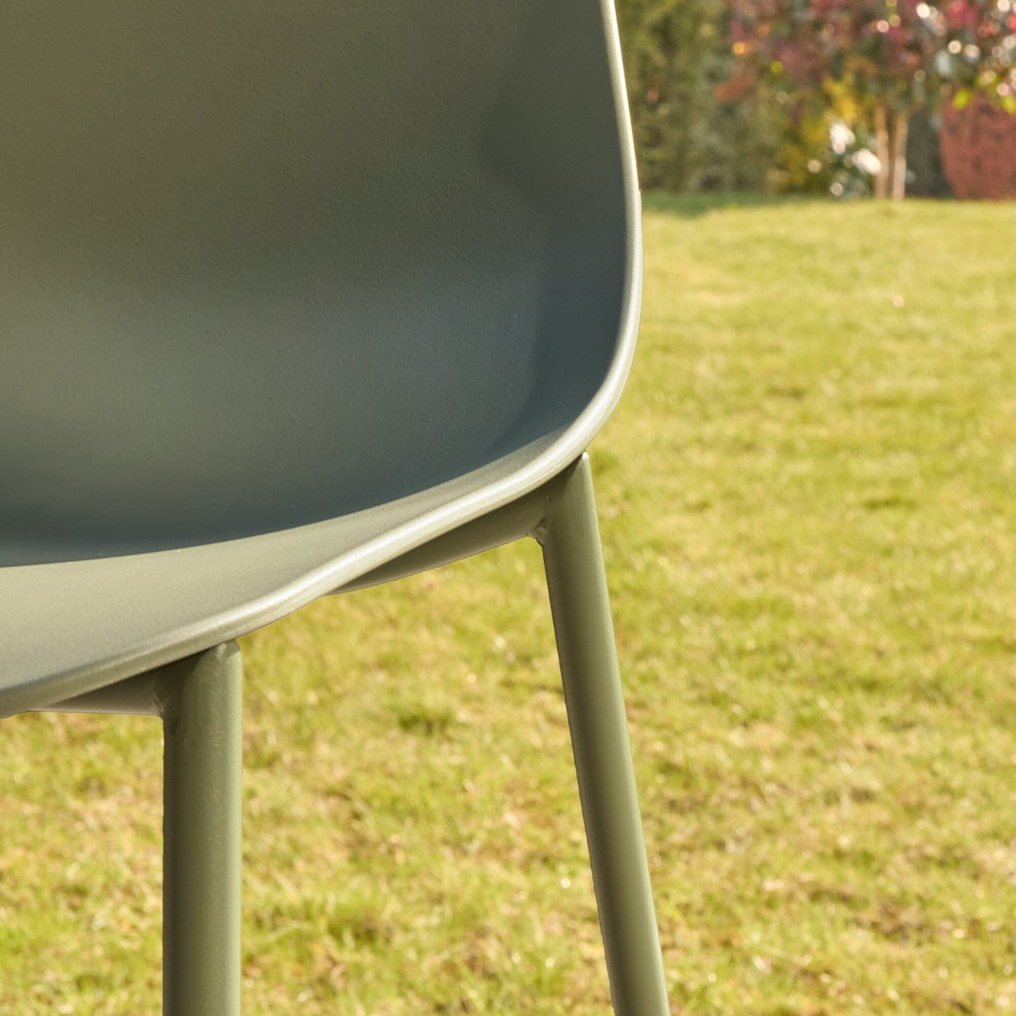 Wren Garden Dining Chair - Set of 2 - Olive Green - Laura James