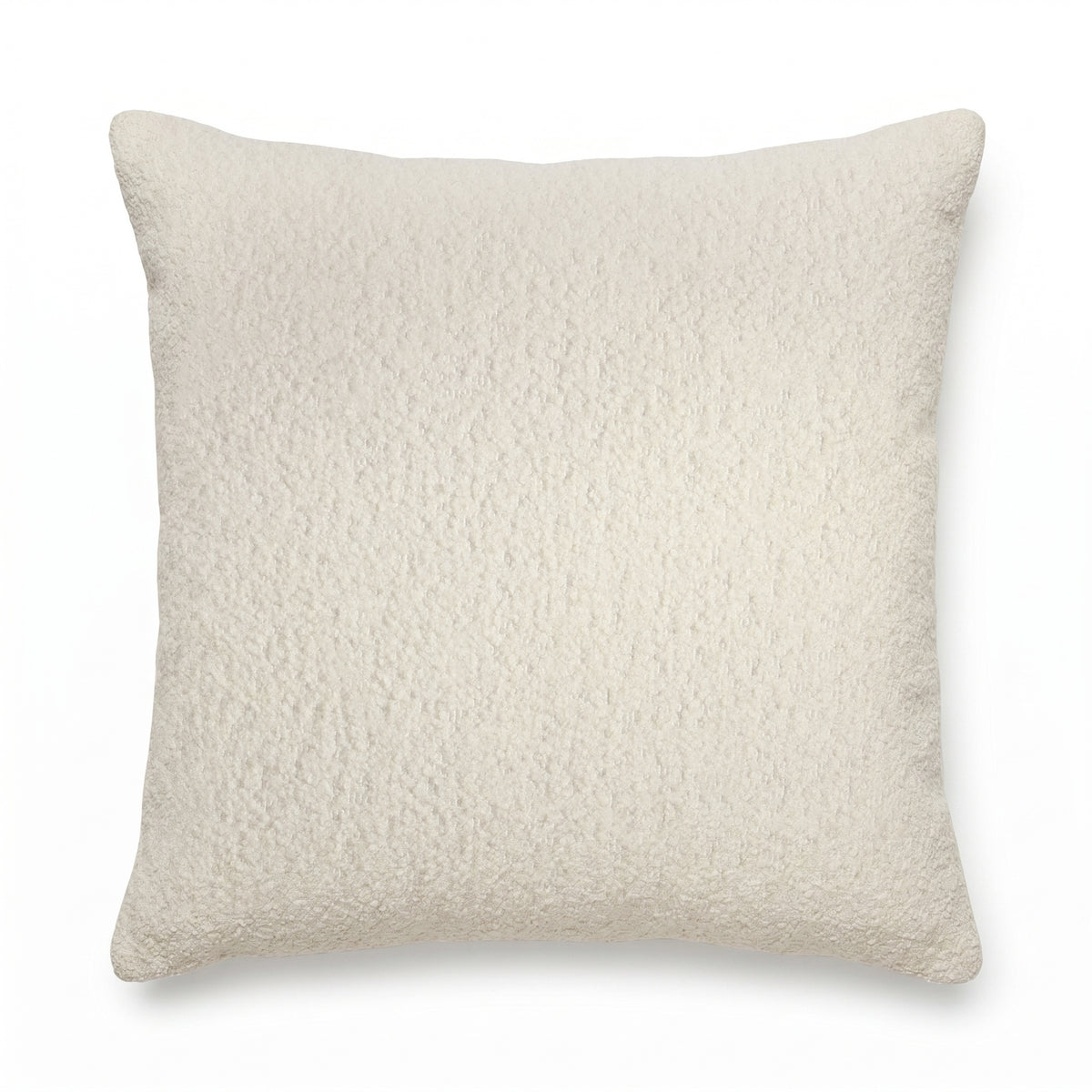 Yelden 50x50cm Scatter Cushion Cover - Chalk White Boucle - Laura James