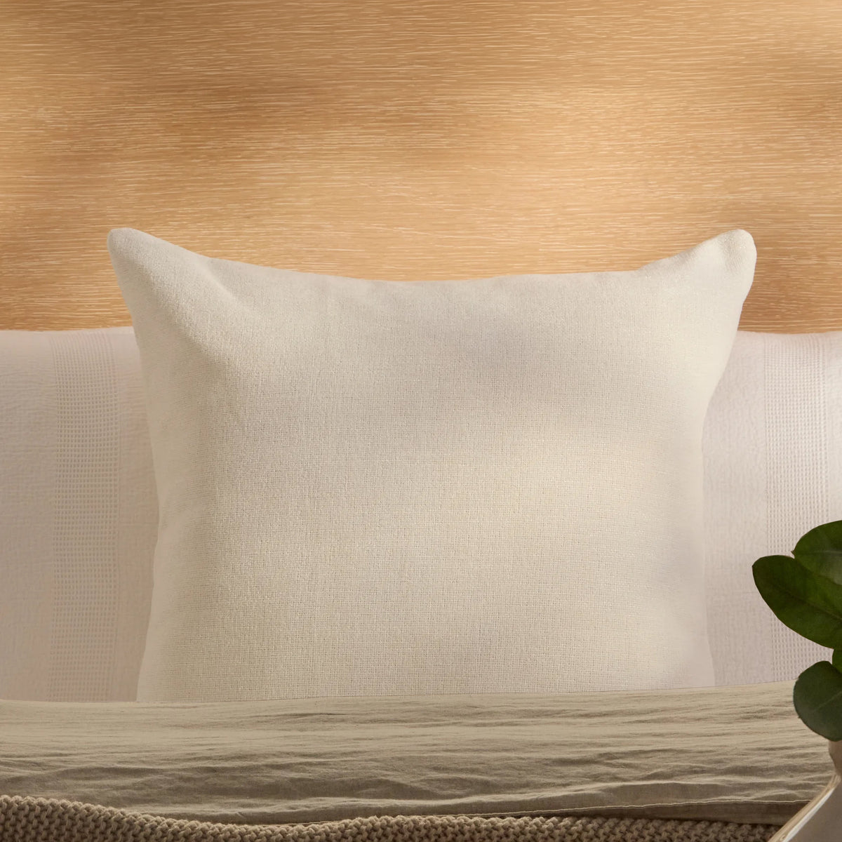 Yelden 50x50cm Scatter Cushion Cover - Oyster White - Laura James